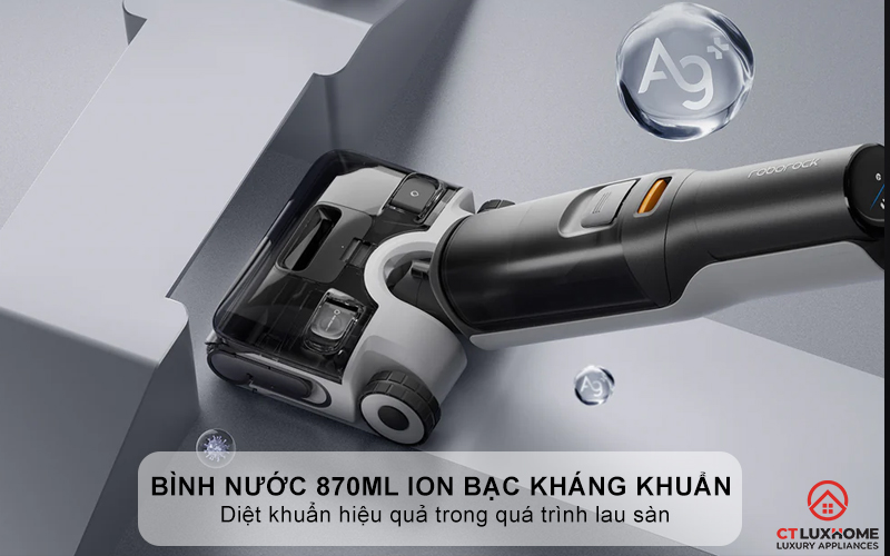 Bình chứa nước sạch ion bạc với dung tích lớn lên tới 870ml