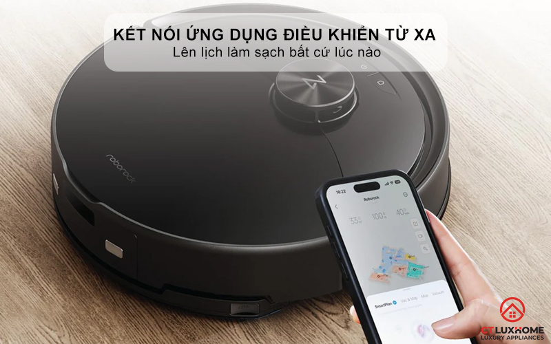 Kết nối ứng dụng điều khiển từ xa - Lên lịch làm sạch bất cứ lúc nào