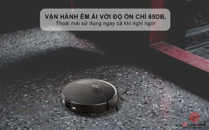 Vận hành êm ái với độ ồn chỉ 65dB, thoải mái sử dụng ngay cả khi nghỉ ngơi