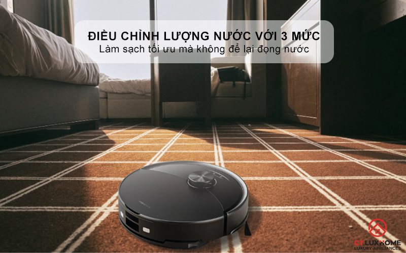 Điều chỉnh linh hoạt lượng nước sử dụng với 3 mức tùy chỉnh