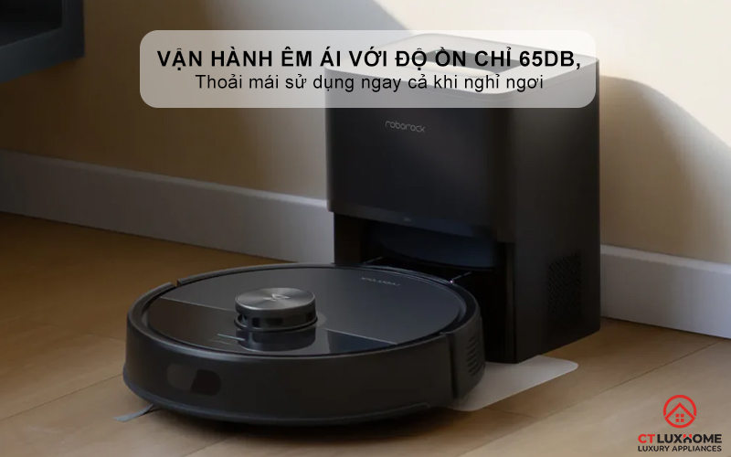 Vận hành êm ái với độ ồn chỉ 65dB, thoải mái sử dụng ngay cả khi nghỉ ngơi