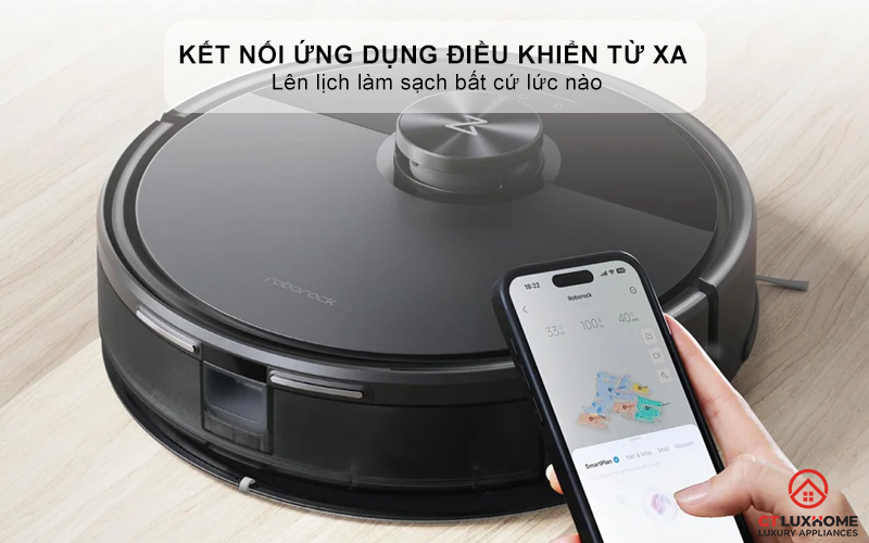 Kết nối ứng dụng điều khiển từ xa - Lên lịch làm sạch bất cứ lúc nào