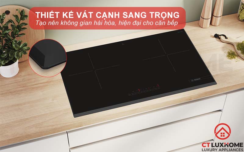 Thiết kế vát cạnh sang trọng