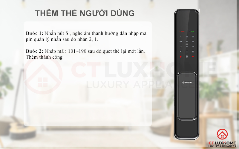 Thêm thẻ người dùng
