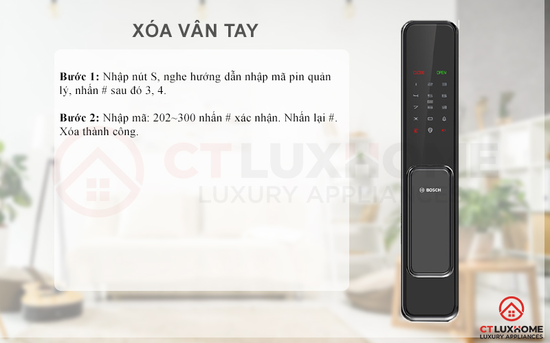 Xóa vân tay