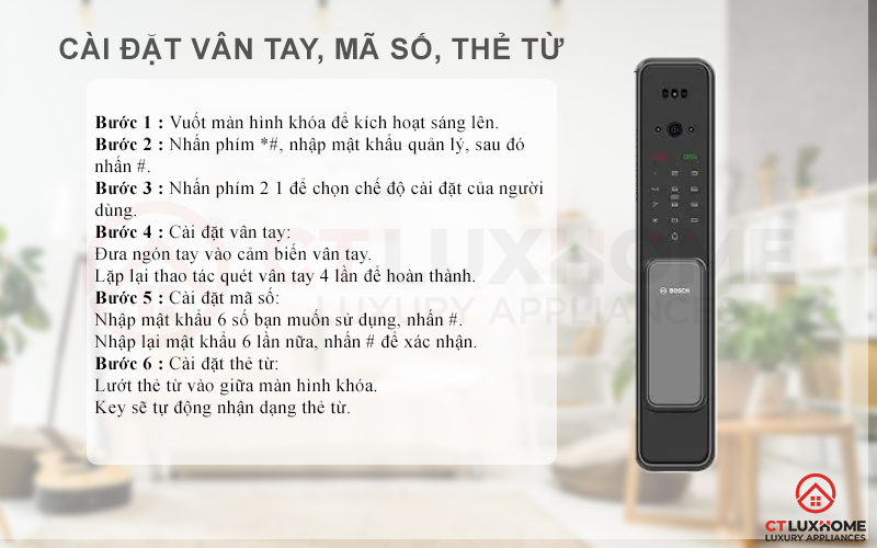 thêm mã pin ng dùng