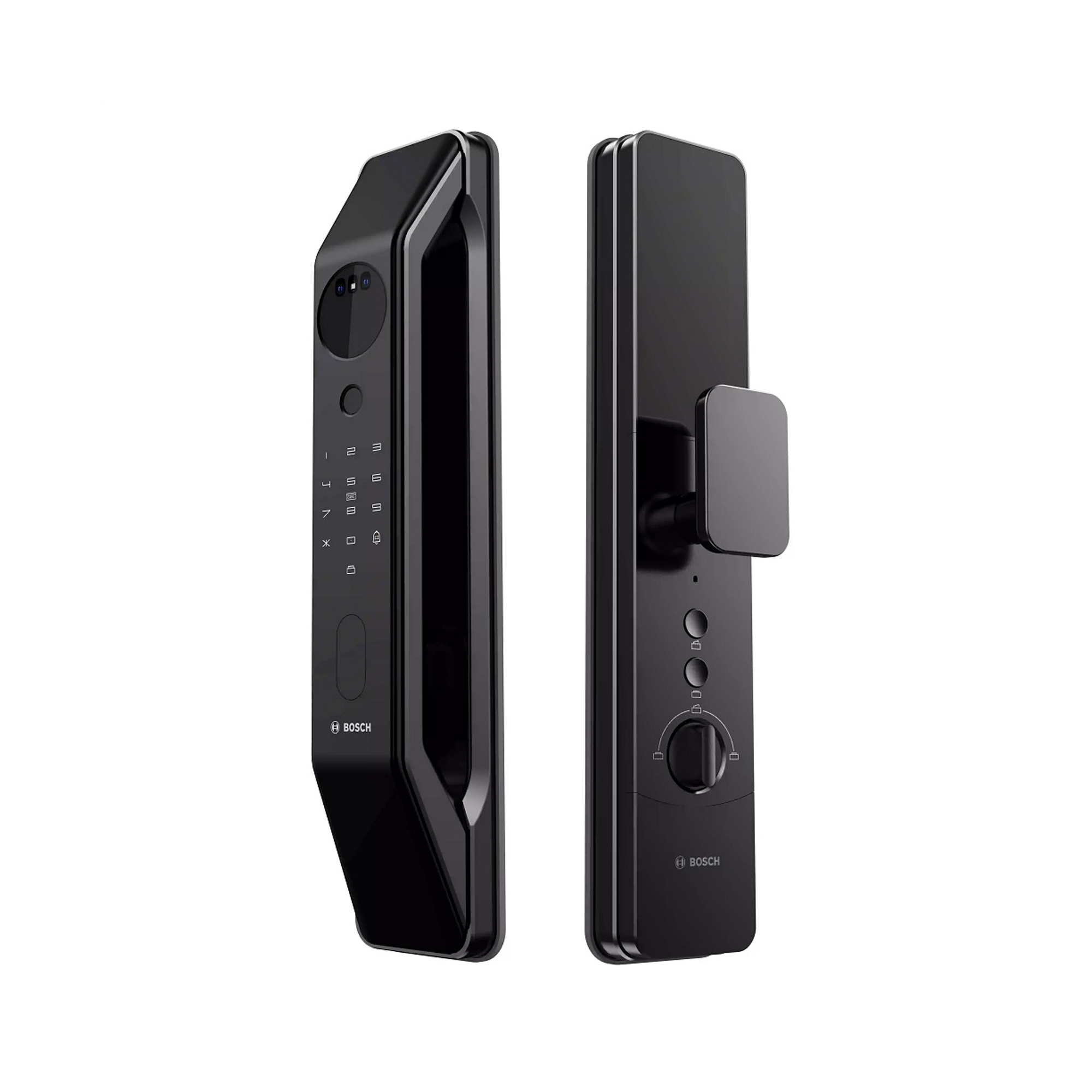 KHOÁ ĐIỆN TỬ BOSCH FU6 PLUS NHẬN DIỆN KHUÔN MẶT MÀU ĐEN KẾT NỐI ĐIỆN THOẠI FU6PLUS
