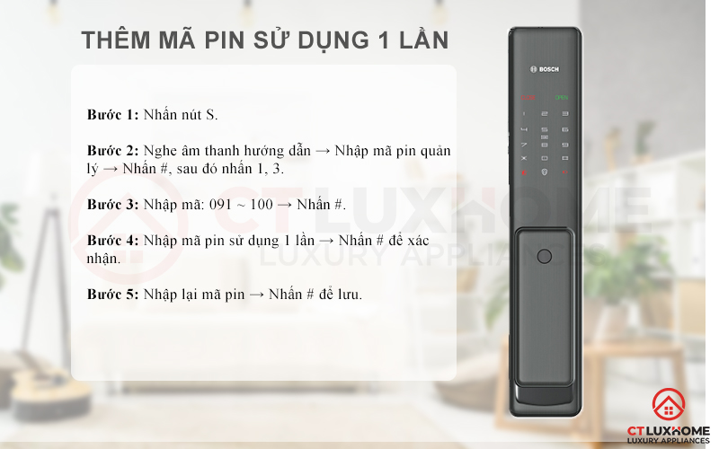 thêm mã sd 1 lần