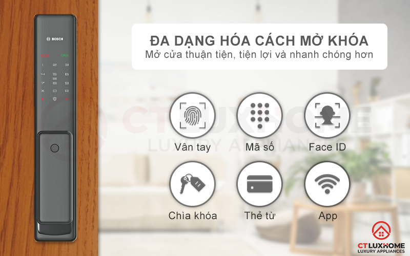 mở khóa có app
