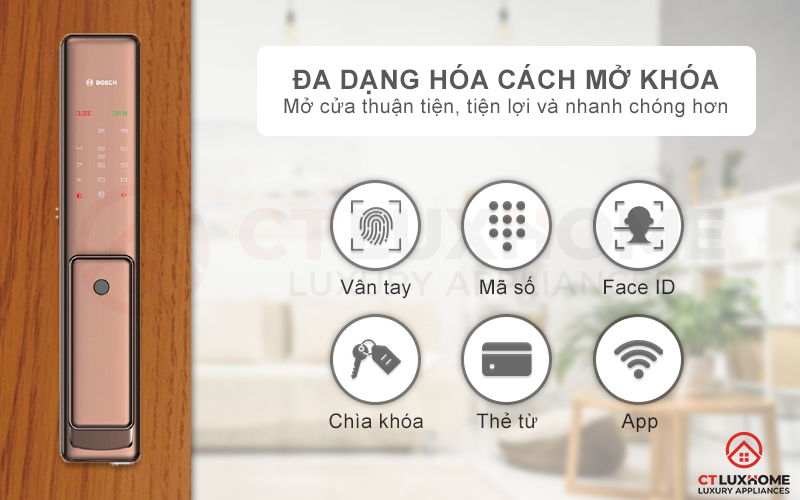 mở khóa có app