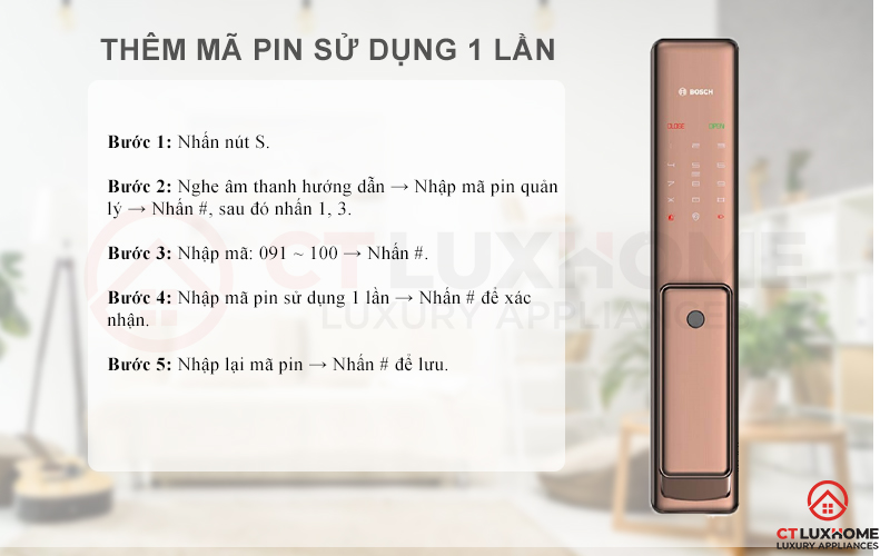 thêm mã sd 1 lần