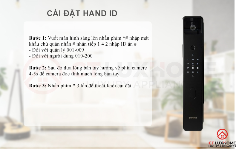 cài Hand ID