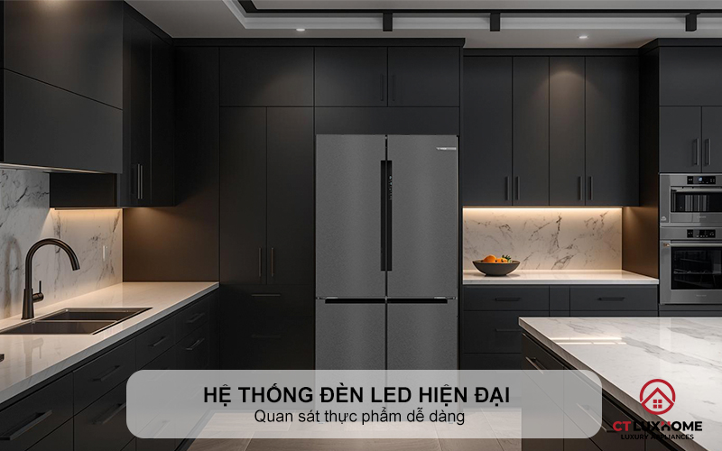 Hệ thống đèn LED hiện đại - Quan sát thực phẩm dễ dàng