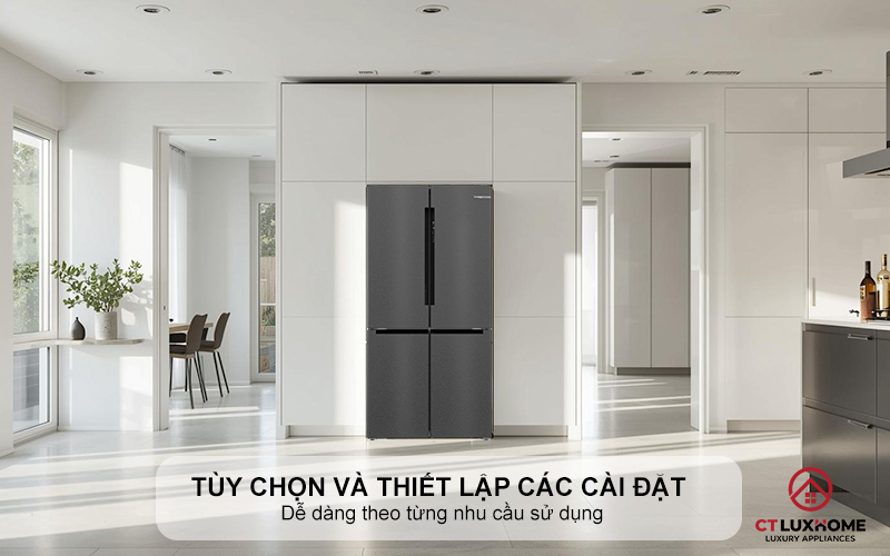 Tùy chọn và thiết lập các cài đặt dễ dàng theo từng nhu cầu sử dụng
