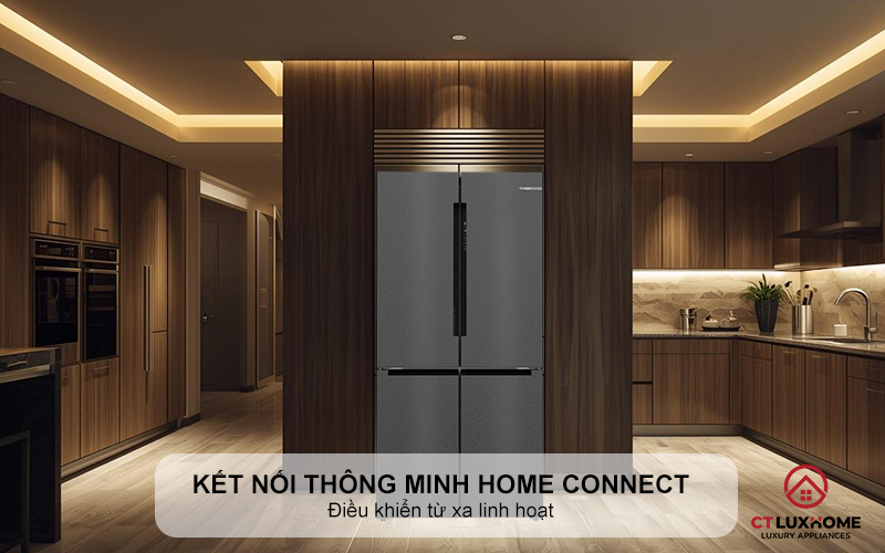 Kết nối thông minh thông qua ứng dụng Home Connect - Điều khiển từ xa linh hoạt