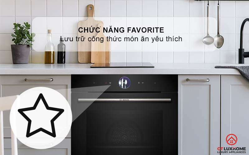 LÒ NƯỚNG ÂM TỦ BOSCH HRG7361B1 SERIE 8 MÀU ĐEN 71 LÍT 10