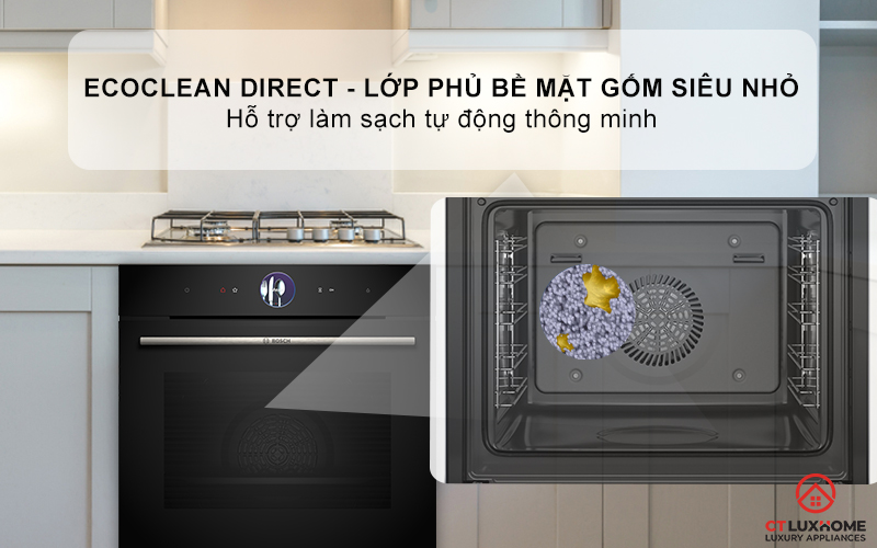 LÒ NƯỚNG ÂM TỦ BOSCH HRG7361B1 SERIE 8 MÀU ĐEN 71 LÍT 4