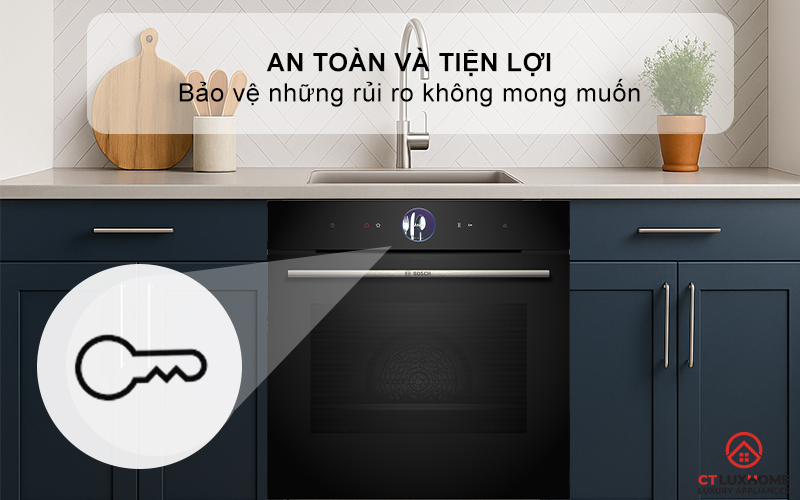 LÒ NƯỚNG ÂM TỦ BOSCH HRG7361B1 SERIE 8 MÀU ĐEN 71 LÍT 14