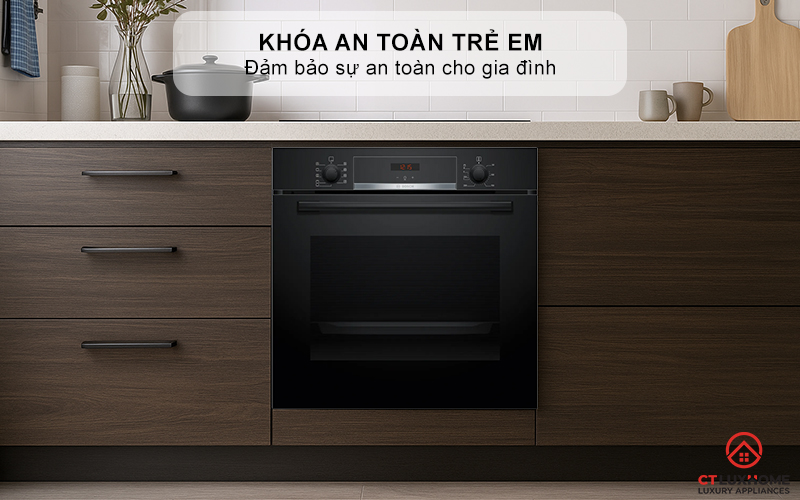 Chế độ an toàn khóa trẻ em, tự ngắt khi đủ nhiệt