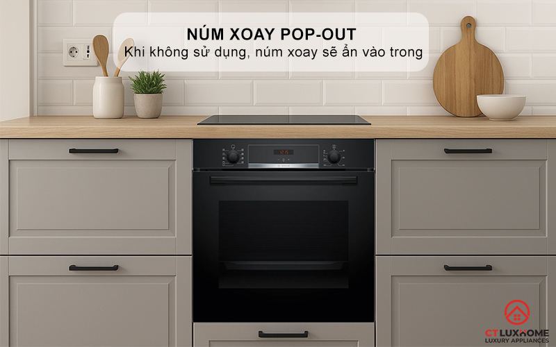 Núm xoay Pop-out thông minh dễ dàng chọn chương trình
