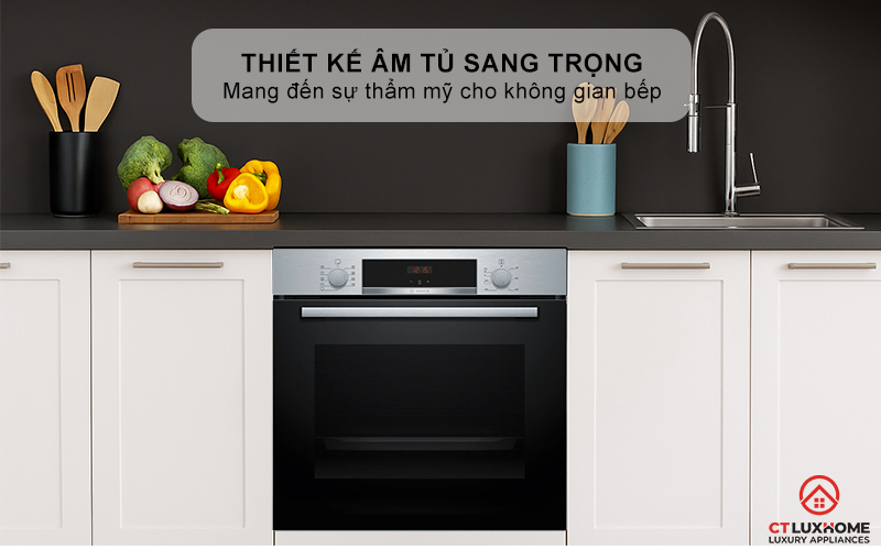Thiết kế âm tủ, sang trọng