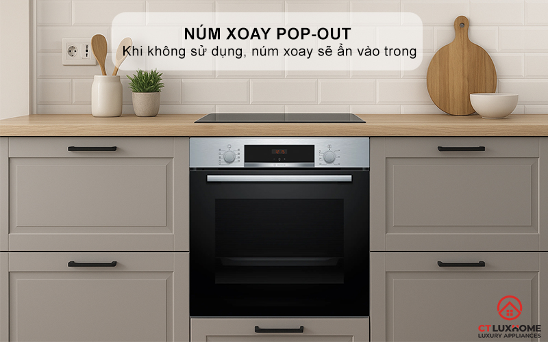 Núm xoay Pop-out thông minh dễ dàng chọn chương trình