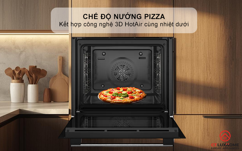 Chế độ Pizza kết hợp giữa 3D HotAir và nhiệt dưới