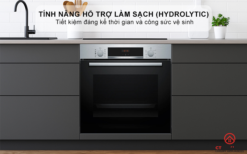 Tính năng hỗ trợ làm sạch bằng phương pháp thủy phân (Hydrolytic)