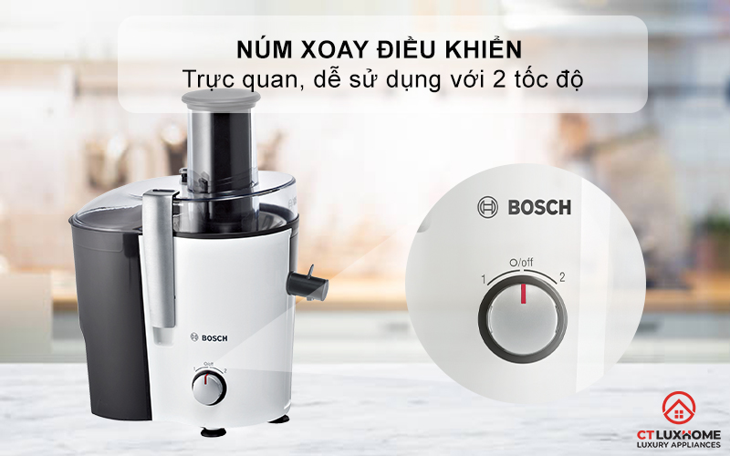 MÁY ÉP LY TÂM BOSCH MES25A0 MÀU TRẮNG 700W 4