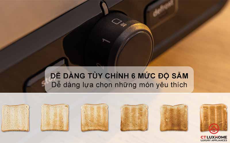 MÁY NƯỚNG BÁNH MÌ BOSCH TAT6M420 970W 3