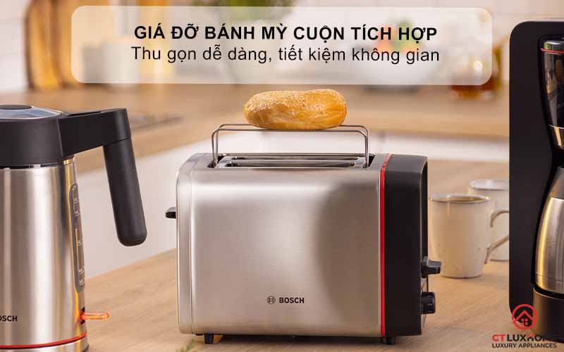 MÁY NƯỚNG BÁNH MÌ BOSCH TAT6M420 970W 5