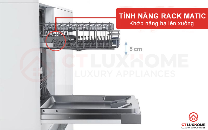 MÁY RỬA BÁT ÂM TỦ BOSCH SMV6YAX04E SERIE 6 SẤY ZEOLITH 15