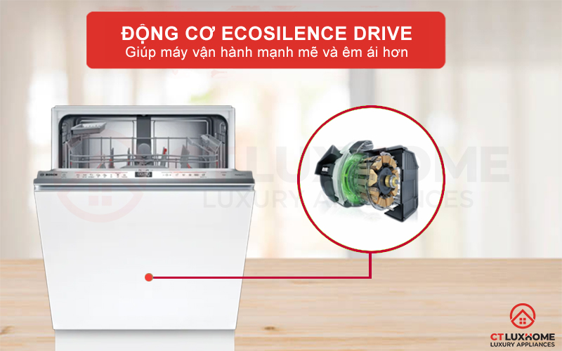 MÁY RỬA BÁT ÂM TỦ BOSCH SMV6YAX04E SERIE 6 SẤY ZEOLITH 17