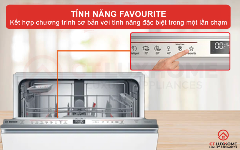 MÁY RỬA BÁT ÂM TỦ BOSCH SMV6YAX04E SERIE 6 SẤY ZEOLITH 6