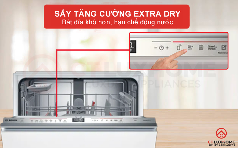 MÁY RỬA BÁT ÂM TỦ BOSCH SMV6YAX04E SERIE 6 SẤY ZEOLITH 9