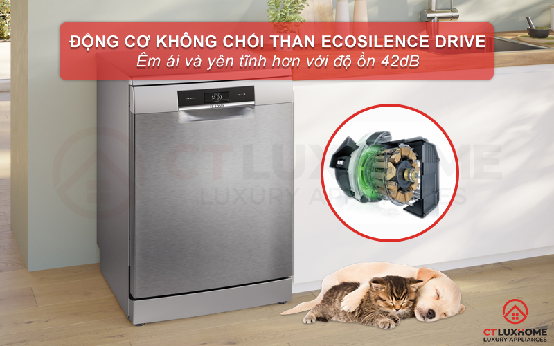 MÁY RỬA BÁT ĐỘC LẬP BOSCH SMS8TCI04E SERIE 8 SẤY ZEOLITH 15