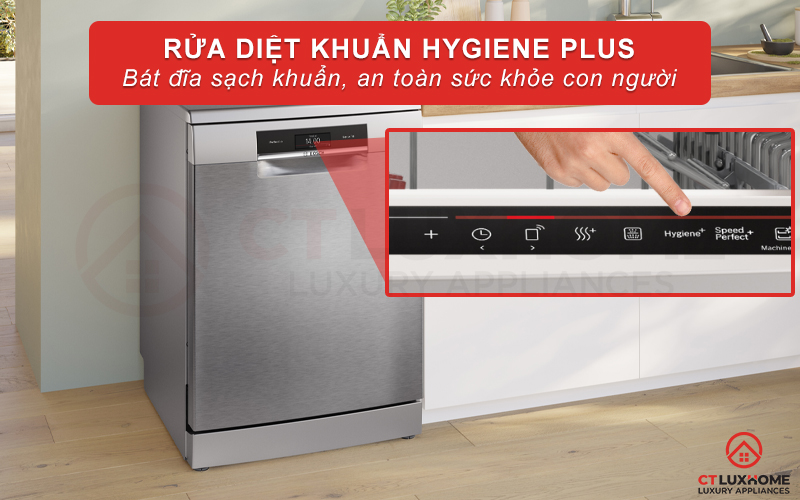 MÁY RỬA BÁT ĐỘC LẬP BOSCH SMS8TCI04E SERIE 8 SẤY ZEOLITH 11