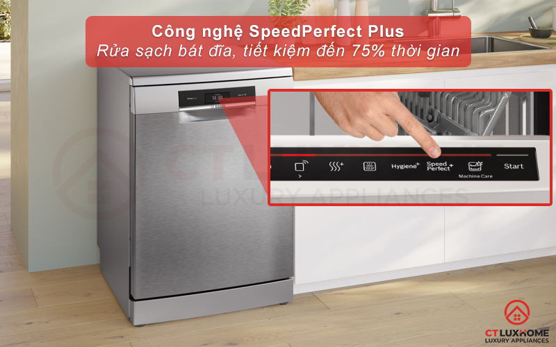 MÁY RỬA BÁT ĐỘC LẬP BOSCH SMS8TCI04E SERIE 8 SẤY ZEOLITH 12