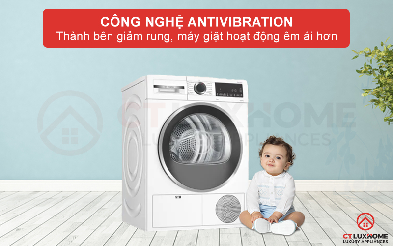 MÁY SẤY NGƯNG TỤ BOSCH WPG23100SG SERIES 6 8KG CHÍNH HÃNG 9