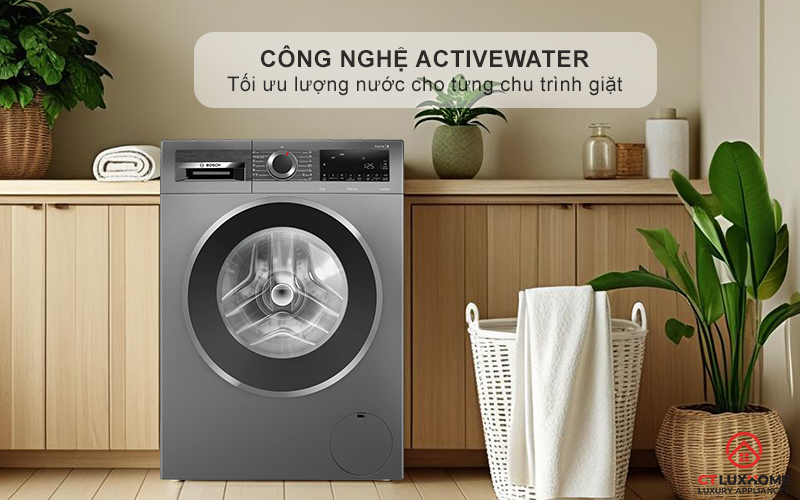 Công nghệ ActiveWater Plus tối ưu lượng nước sử dụng 