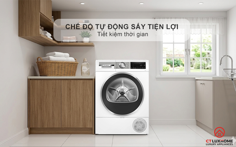 Chế độ tự động sấy tiện lợi