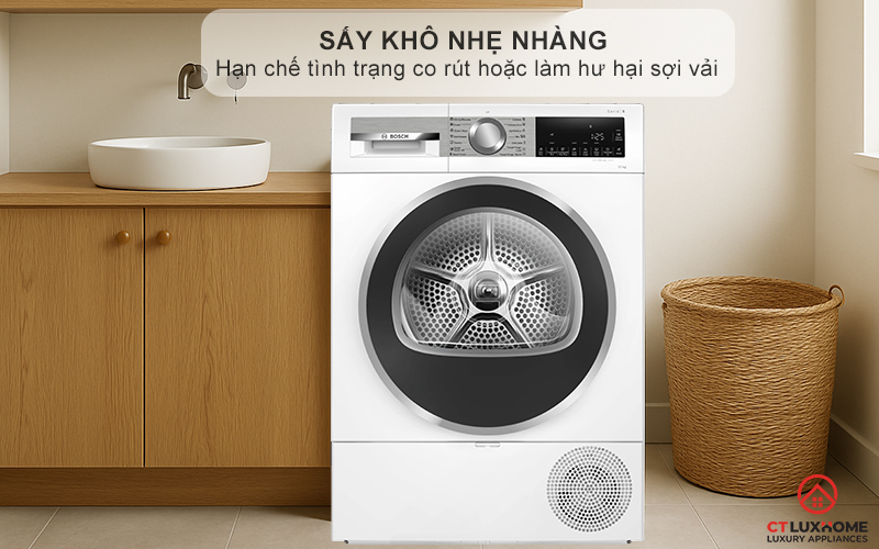 Sấy khô nhẹ nhàng, hạn chế nhăn