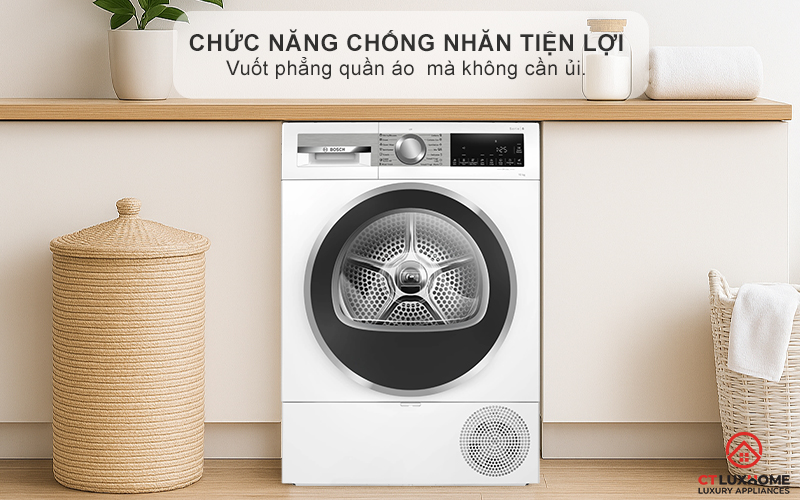 Chức năng chống nhăn tiện lợi