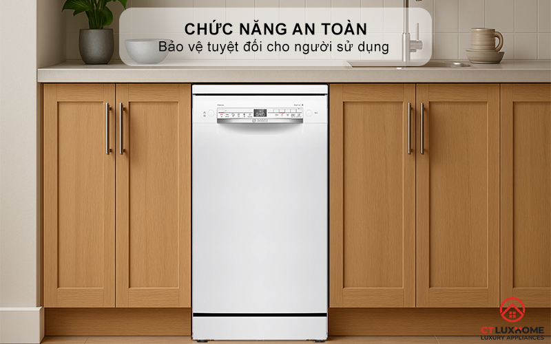 Chức năng an toàn bảo vệ tuyệt đối cho người sử dụng 