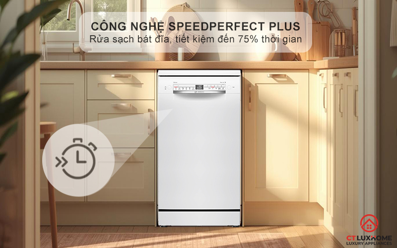 Tăng tốc độ rửa, rút ngắn thời gian cùng chức năng “Speed Perfect Plus”