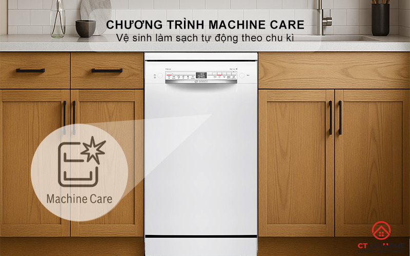 Làm sạch và nâng cao tuổi thọ của máy với chức năng “Machine Care”
