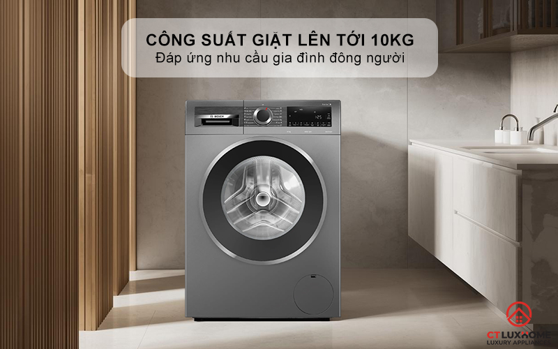 Công suất giặt lên tới 10kg - Đáp ứng nhu cầu gia đình đông người