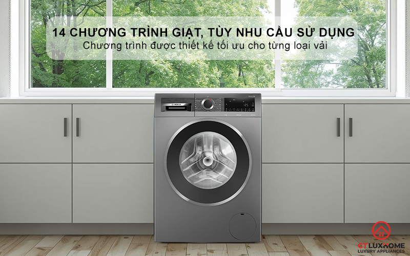 14 Chương trình giặt, tùy nhu cầu sử dụng