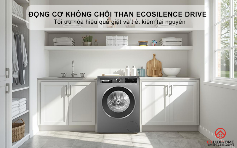 Động cơ không chổi than EcoSilence Drive hiện đại - Tiết kiệm năng lượng