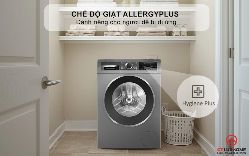 Chế độ giặt AllergyPlus dành riêng cho người dễ bị dị ứng
